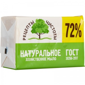 Мыло кусковое хозяйственное 72% НМЖК, 200г, 1шт. (4600528349863)