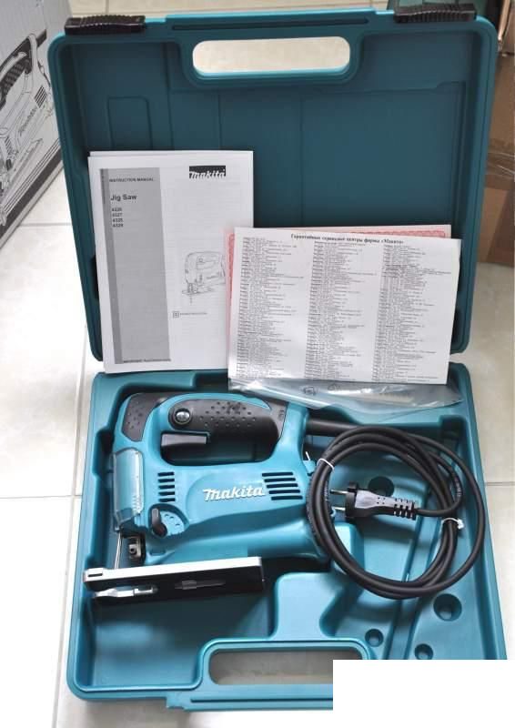 Лобзик электрический Makita 4329K (кейс), 450Вт (4329К)