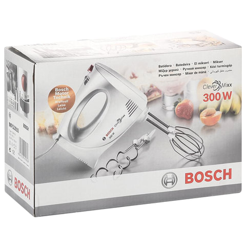 Миксер Bosch MFQ3010, ручной, белый (MFQ3010)