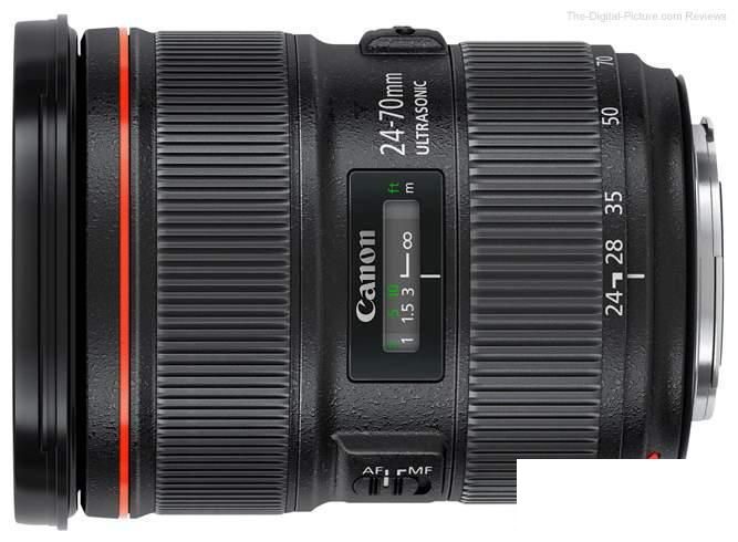 Объектив Canon EF 24-70mm f/2.8L II USM, байонет Canon EF, черный (5175B005)