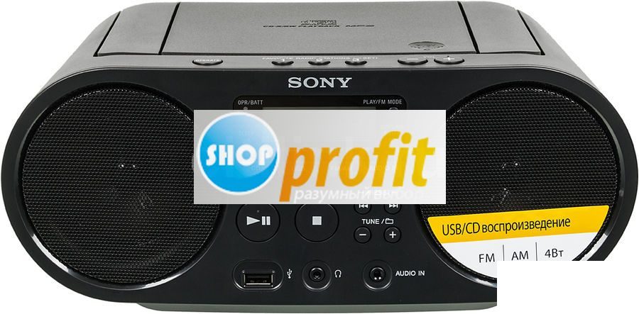 Аудиомагнитола Sony ZS-PS50, черный (ZSPS50B.RU5)