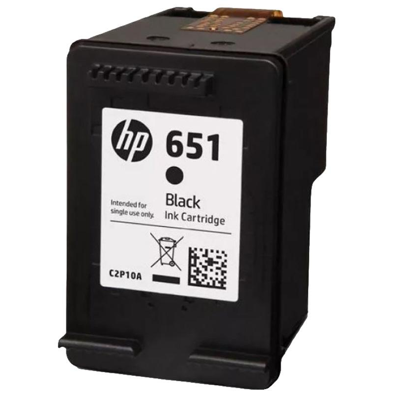 Картридж оригинальный HP 651 C2P10AE (200 страниц) черный