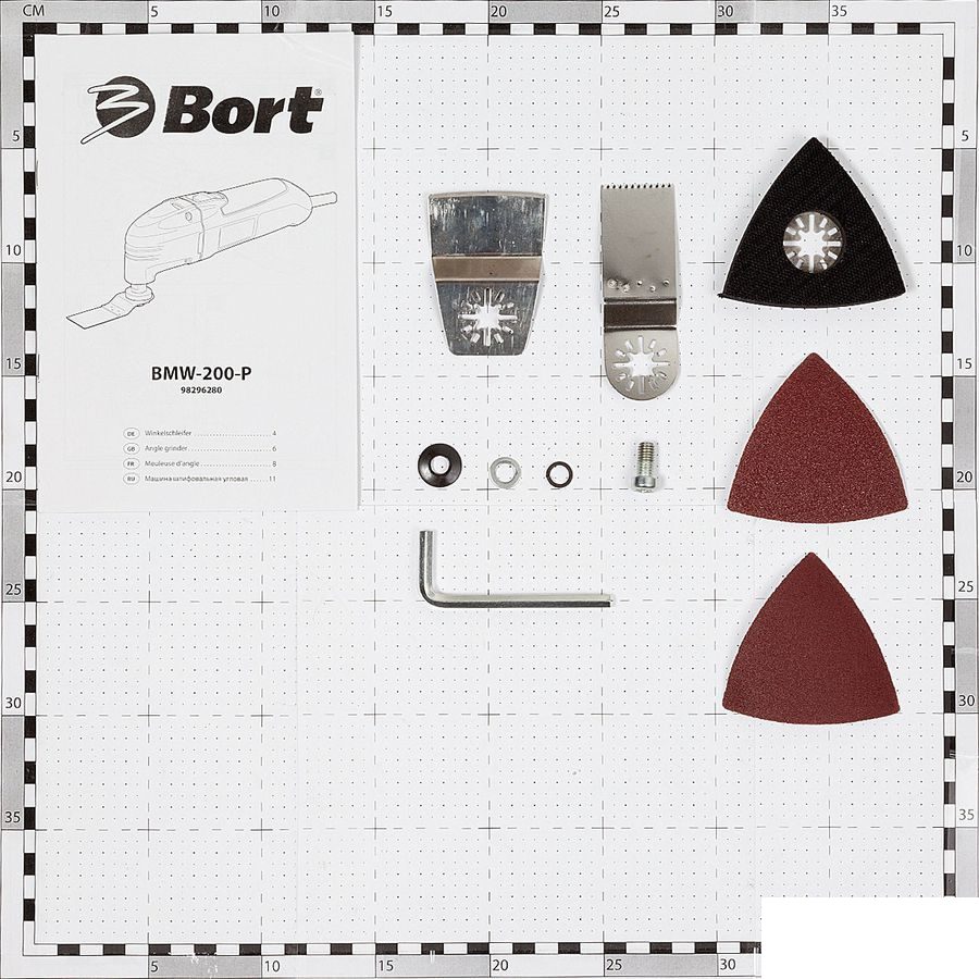 Многофункциональный инструмент Bort BMW-200-P, синий (98296280)