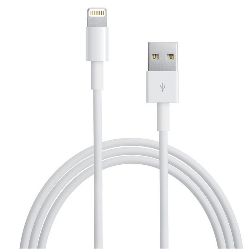 Кабель Apple MD819ZM-A, USB - Lightning (Apple), 2м, белый (MD819ZM-A)