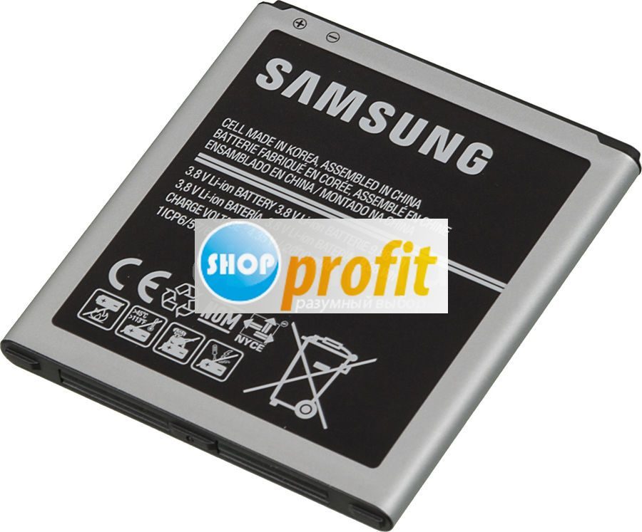 Мобильный аккумулятор Samsung EB-BG530CBE Grand Prime J5, J3, 2600мАч (EB-BG530CBEGRU)