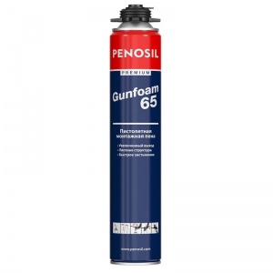 Пена монтажная Penosil Premium Gunfoam 65 профессиональная летняя, 870мл