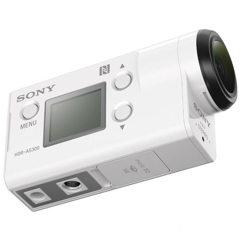 Экшн-камера Sony HDR-AS300, белая (HDRAS300.E35)