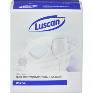 Таблетки для посудомоечных машин Luscan Optima, 60шт., 7 уп.