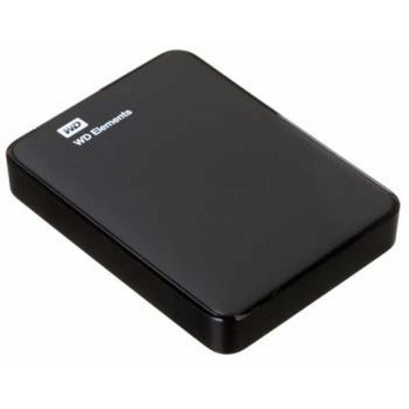 Внешний жесткий диск WD Elements Portable, 2Тб, черный (WDBU6Y0020BBK-WESN)