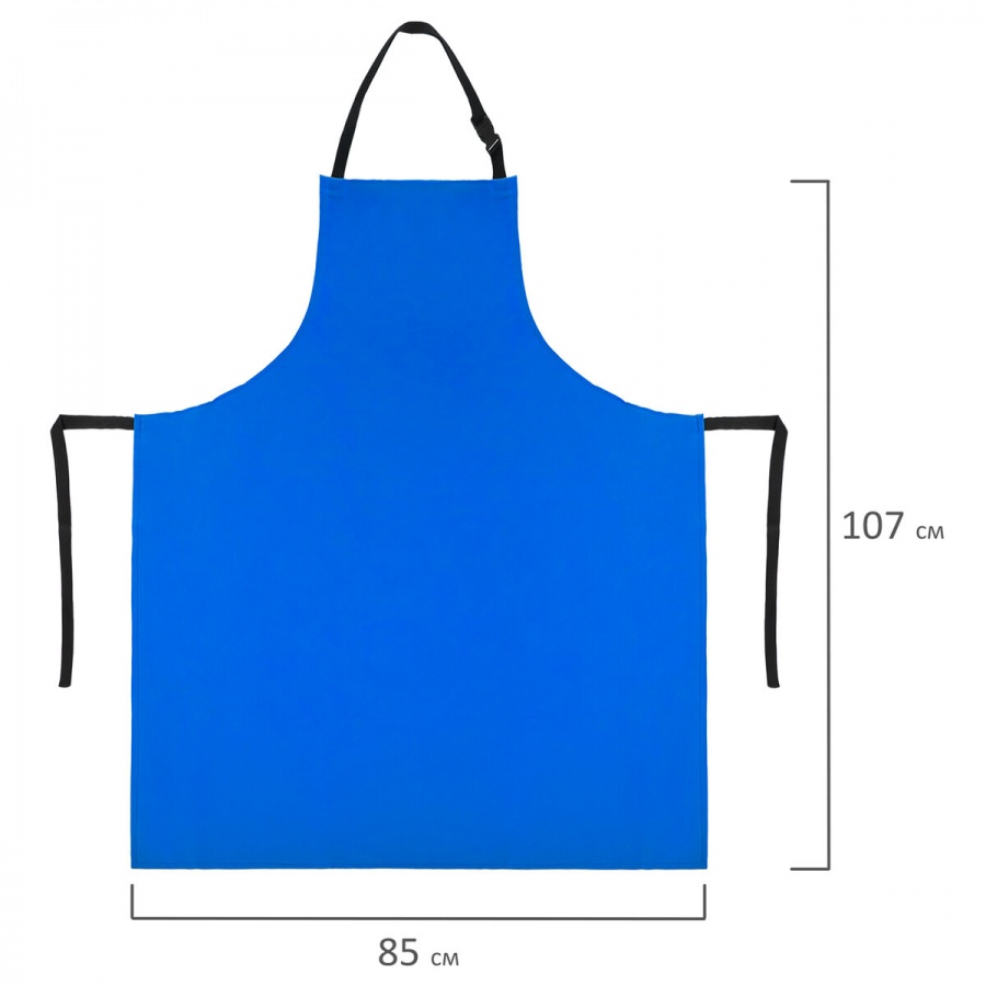 Фартук защитный из винилискожи КЩС Грандмастер, объем груди 116-124, рост 164-176, синий (610872)