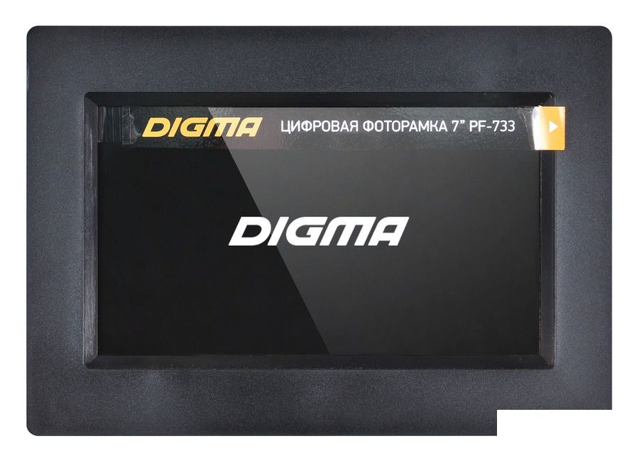 Фоторамка цифровая 7&quot; Digma PF-733, черная (PF733BK)