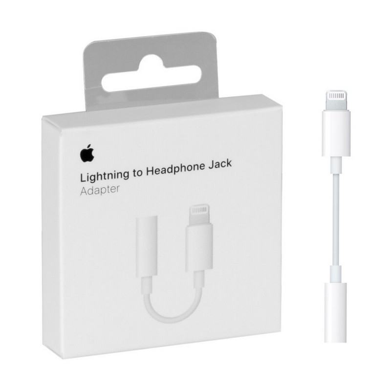 Кабель аудио Apple Lightning - 3.5mm Headphone Jack Adapter (MMX62ZM/A)