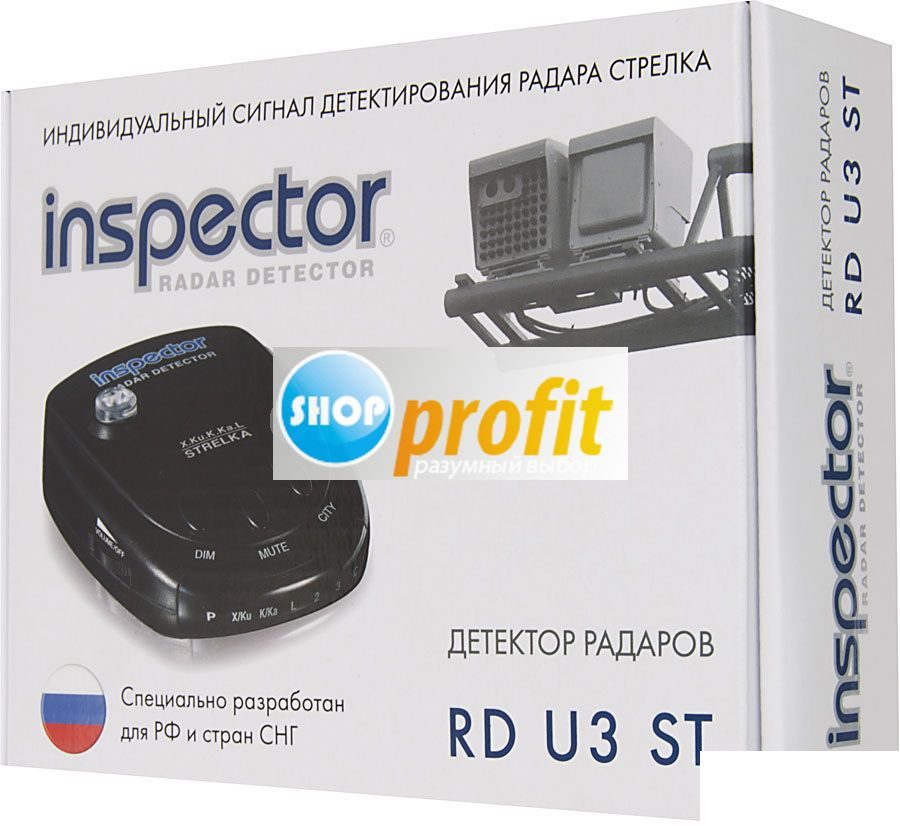 Радар-детектор Inspector RD U3 ST, черный (RD U3 ST)