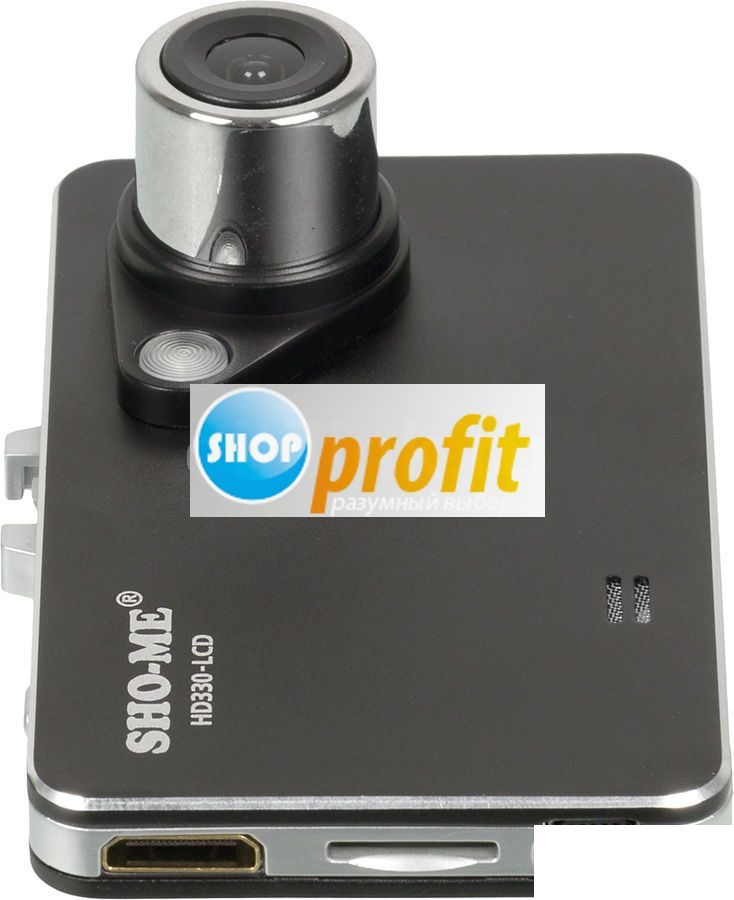 Автомобильный видеорегистратор SHO-ME HD330-LCD, черный (HD330-LCD)