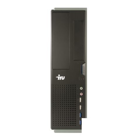 Компьютер iRU Office 110 SFF, Intel Pentium J4205 1,5ГГц, 4Гб, 500Гб, DOS, черный (458168)