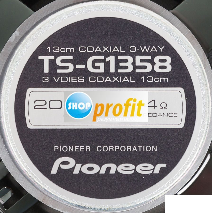 Колонки автомобильные Pioneer TS-G1358, коаксиальные, 200Вт (TS-G1358)