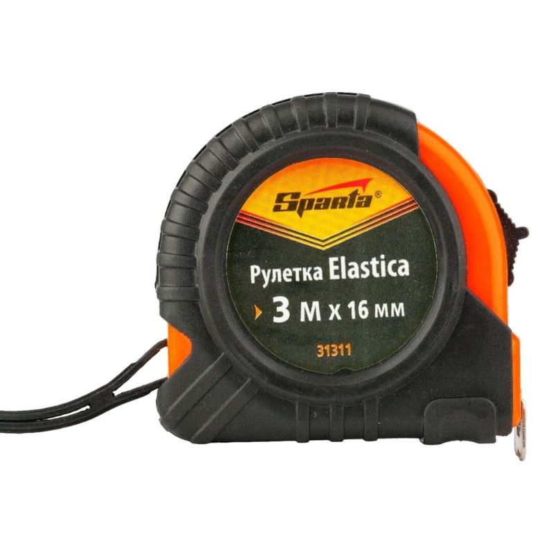 Рулетка измерительная 3м Sparta Elastica, с фиксатором, ширина 16мм (31311)